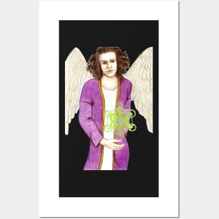 Archangel Metatron the Creator- Deep Purple Posters and Art